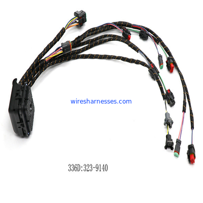 Haz de cables del inyector de combustible de la haz de cables 323-9140 del motor de E336D