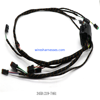 Haz de cables 2197461 CAT Wiring Harness del motor del excavador C13 de E345D