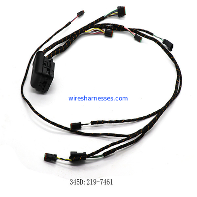 Haz de cables 2197461 CAT Wiring Harness del motor del excavador C13 de E345D