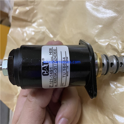 Válvula electromagnética hidráulica KWE5K-31/G24DB30 para CAT Excavator 121-1491