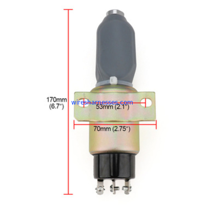 Aceite de motor de interruptor del apagado de PC200-7 Cummins del interruptor 3864274 de la válvula